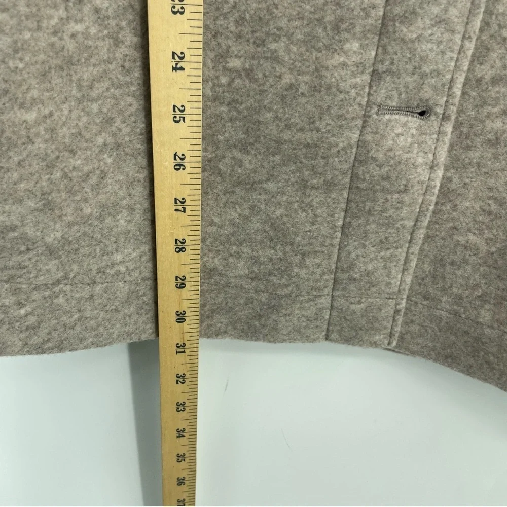 H&M Shacket Beige Melange Size XL oversized button front - Picture 9 of 10